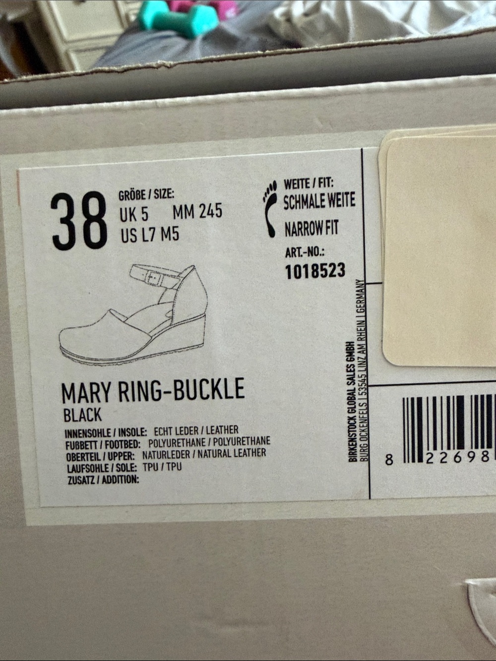 Papillio Black Leather Ankle-Strap Mary Jane 8 - Picture 2 of 8